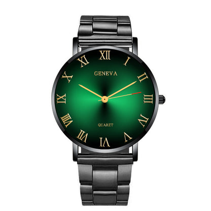 Roman numeral men's watch