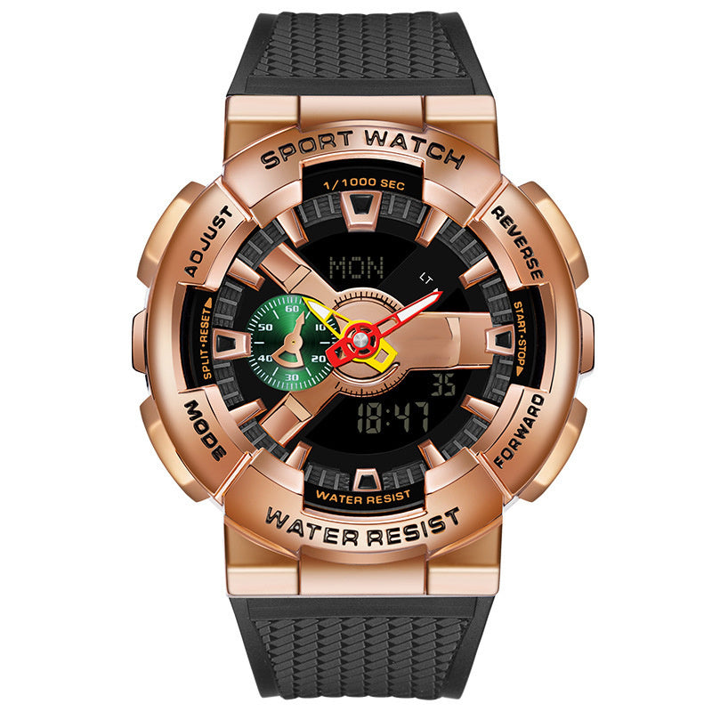 Men's Dual Display Electronic Watch